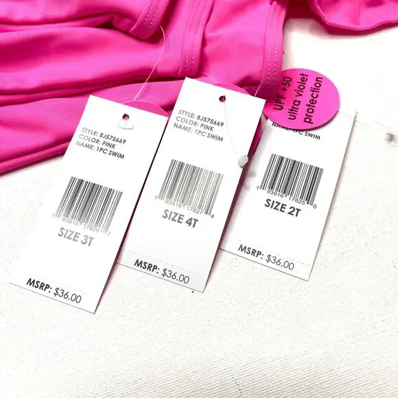 Betsey Johnson Sequin Unicorn Swimsuit Sz 2T - Picture 9 of 9